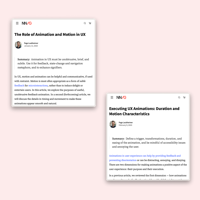 Project Idea #2 : Motion-Driven Scrollytelling Website | UX Research